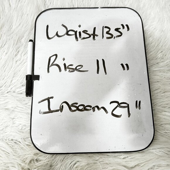 Vtg Y2K Denim & Supply Wide Leg Wrap Pants Pull On  Sz XS Floral Red Boho Vacay - Picture 10 of 10